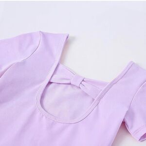 Stelle Ballet Leotard with Skirt Toddler Criss-Cross Bow Back